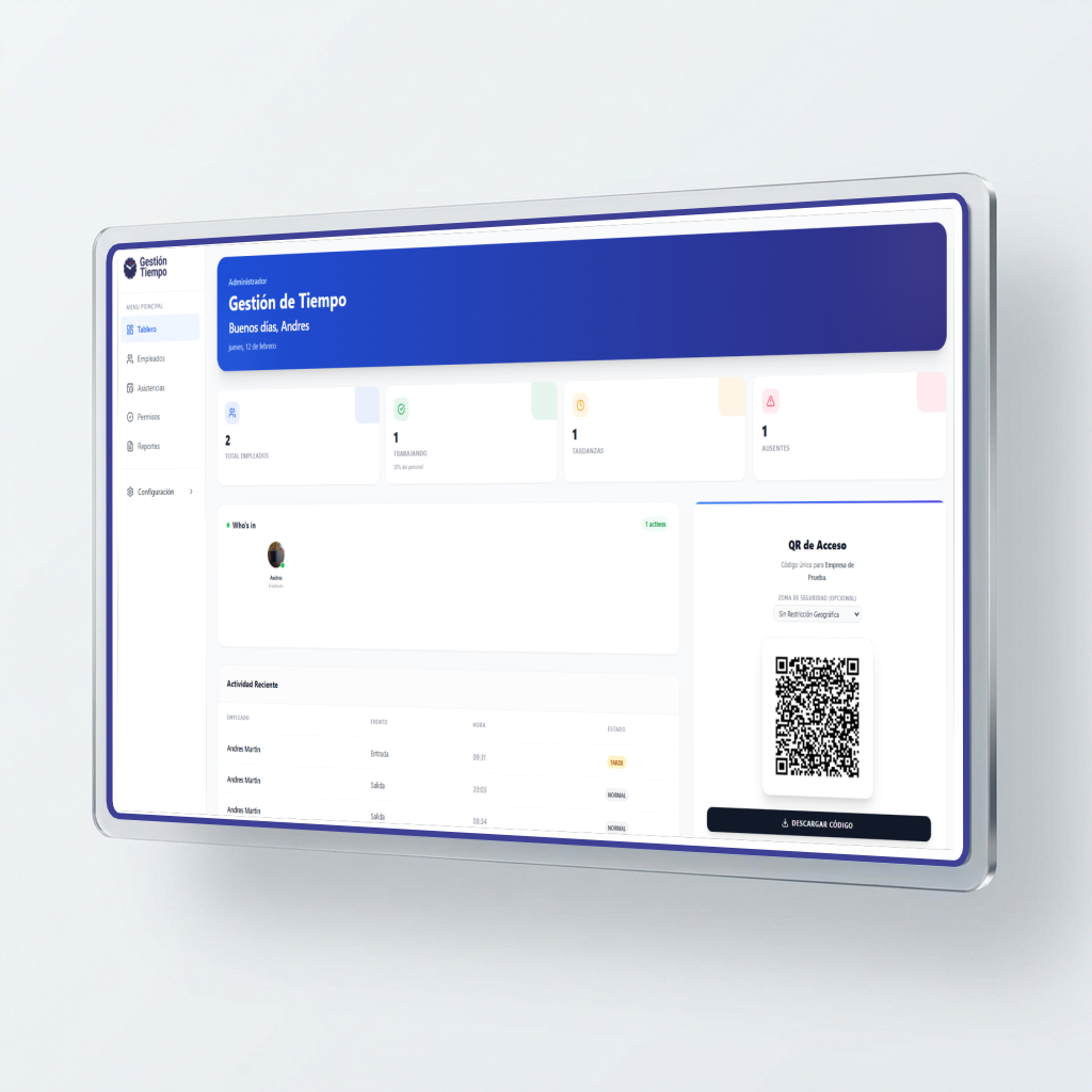 Web Gestion de tiempo